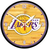 Los Angeles Lakers Round Wall Clock 12.75"