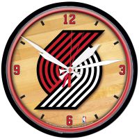 Portland Trail Blazers Round Wall Clock 12.75"