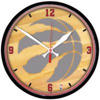 Toronto Raptors Round Wall Clock 12.75"