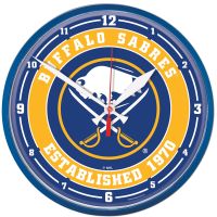 Buffalo Sabres Round Wall Clock 12.75"