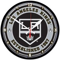 Los Angeles Kings Round Wall Clock 12.75"