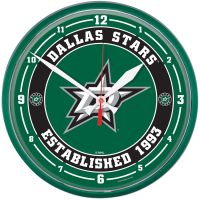 Dallas Stars Round Wall Clock 12.75"