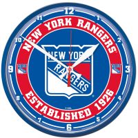 New York Rangers Round Wall Clock 12.75"