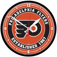 Philadelphia Flyers Round Wall Clock 12.75"