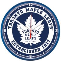 Toronto Maple Leafs Round Wall Clock 12.75"