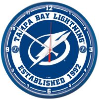 Tampa Bay Lightning Round Wall Clock 12.75"