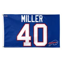 Buffalo Bills Flag - Deluxe 3' X 5' Von Miller