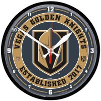 Vegas Golden Knights Round Wall Clock 12.75"