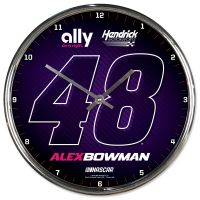 Alex Bowman Chrome Clock