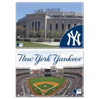 New York Yankees / Stadium MLB Rectangle Magnet, 2pack 2" x 3"