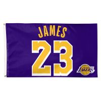 Los Angeles Lakers Flag - Deluxe 3' X 5' LeBron James