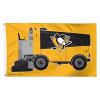 Pittsburgh Penguins Zamboni NHL zamboni Flag - Deluxe 3' X 5'