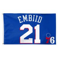 Philadelphia 76ers Flag - Deluxe 3' X 5' Joel Embiid