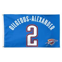 Oklahoma City Thunder Flag - Deluxe 3' X 5' Shai Gilgeous-Alexander