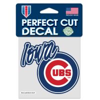 Iowa Cubs PRIMARY LOGO Perfect Cut Color Decal 4" x 4"