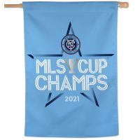 MLS Cup Champions / New York City FC Vertical Flag 28" x 40" MLS Cup Champion