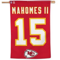 Kansas City Chiefs Vertical Flag 28" x 40" Patrick Mahomes II