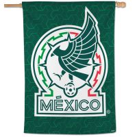 Mexican National Soccer Vertical Flag 28" x 40"