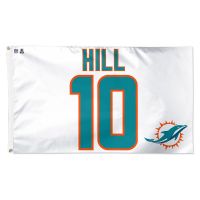 Miami Dolphins Flag - Deluxe 3' X 5' Tyreek Hill