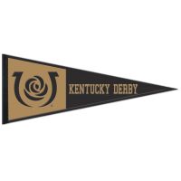 Kentucky Derby Wool Pennant 13" x 32"