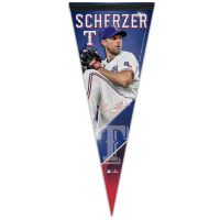 Texas Rangers Premium Pennant 12" x 30" Max Scherzer