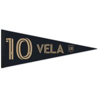 LOS ANGELES FC LAFC Name/Number Premium Pennant 12" x 30" Carlos Vela