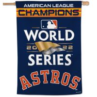 American League Champions Houston Astros 2022 Astros American League C Vertical Flag 28" x 40"