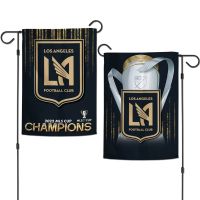 MLS Cup Champions / MLS Cup Champion 2022 MLS AUDI CUP CHAMPS LA FC Garden Flags 2 sided 12.5" x 18"