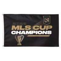 MLS Cup Champions / MLS Cup Champion 2022 MLS AUDI CUP CHAMPS LA FC Flag - Deluxe ON PITCH