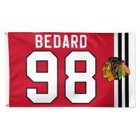 Chicago Blackhawks Flag - Deluxe 3' X 5' Connor Bedard