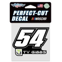 Ty Gibbs Perfect Cut Color Decal 4" x 4"