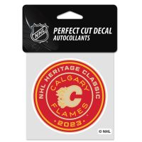 NHL Heritage Classic Calgary Flames Heritage Classic Participant Perfect Cut Color Decal 4" x 4"