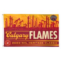 NHL Heritage Classic Calgary Flames Heritage Classic Participant Flag - Deluxe 3' X 5'