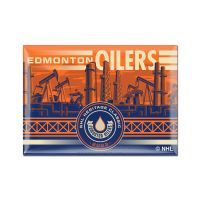 NHL Heritage Classic Edmonton Oilers Heritage Classic Participant Metal Magnet 2.5" x 3.5"