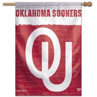 Oklahoma Sooners / Vintage Collegiate VAULT Vertical Flag 28" x 40"