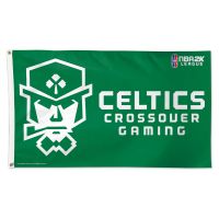 Celtics Crossover Gaming Boston Celtics Flag - Deluxe 3' X 5'