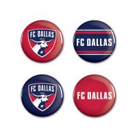 FC Dallas Button 4 Pack 1 1/4" Rnd