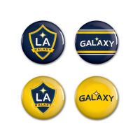 Los Angeles Galaxy Button 4 Pack 1 1/4" Rnd