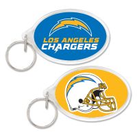 Los Angeles Chargers Acrylic Key Ring Carded Oval