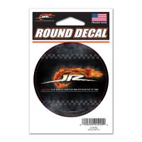 JR Motorsports Round Vinyl Decal 3" x 3"