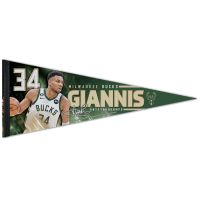 Milwaukee Bucks Premium Pennant 12" x 30" Giannis Antetokounmpo