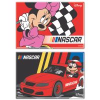 NASCAR Logo Mickey & Friends Rectangle Magnet, 2pack 2" x 3"