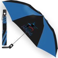 Miami Marlins Auto Folding Umbrella