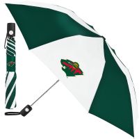 Minnesota Wild Auto Folding Umbrella