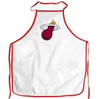 Miami Heat Barbeque Aprons - white