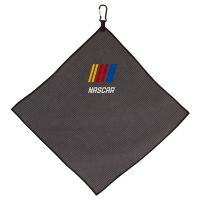 NASCAR Logo Towel - Grey Microfiber 15" x 15"